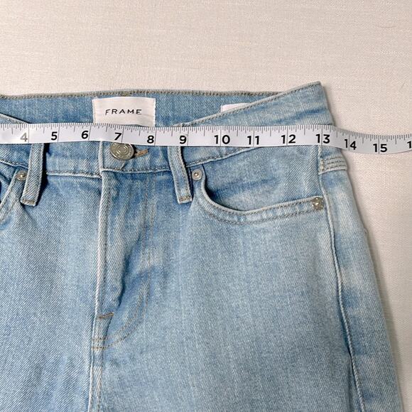 Frame Le High Straight Denim Jeans in Caye Sand Size 25 - Picture 10 of 16